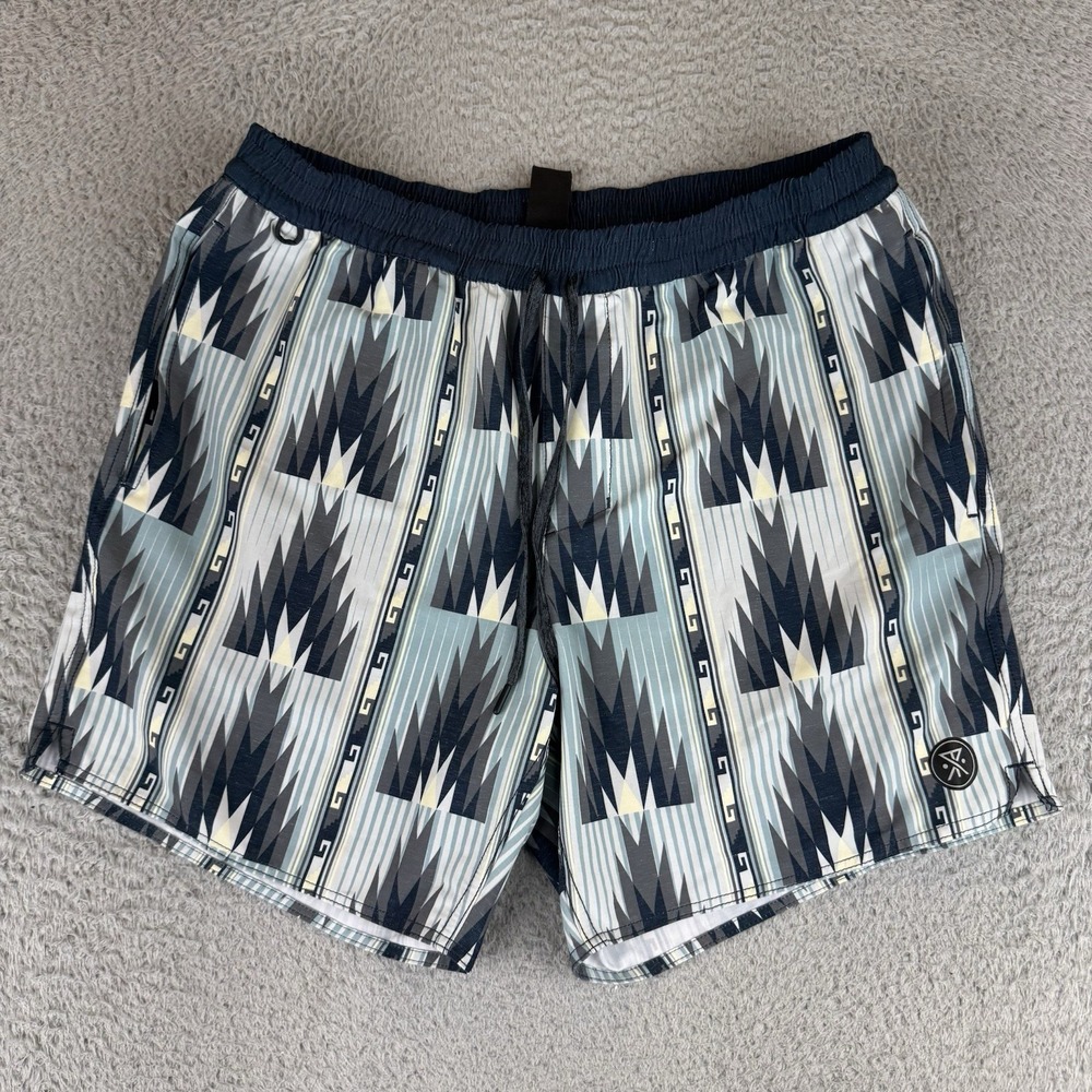 Roark Shorts Men's M Shorey Poncho Agave Boardshorts Swim Trunks Unlined Poly